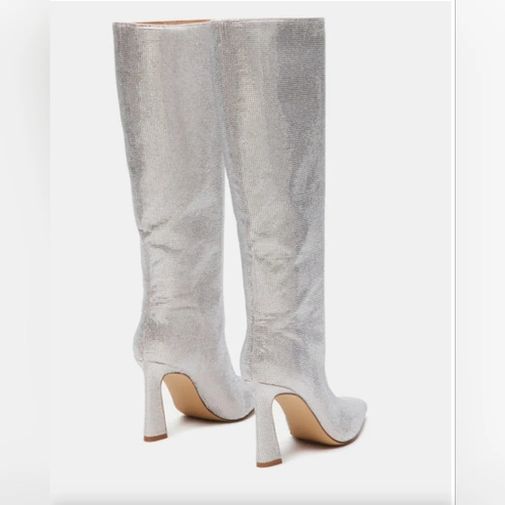 Sexy Glam Steve Madden Rhinestone Boots - Picture 7 of 8